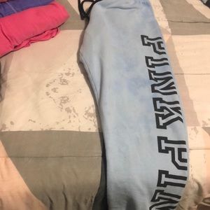 Pink sweat pants